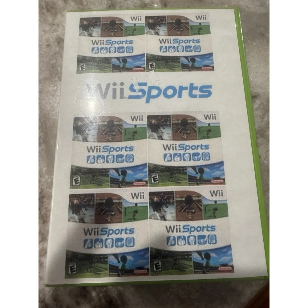 Wii Sports Game Nintendo Wii Original Authentic Paper Sleeve And Game Disk